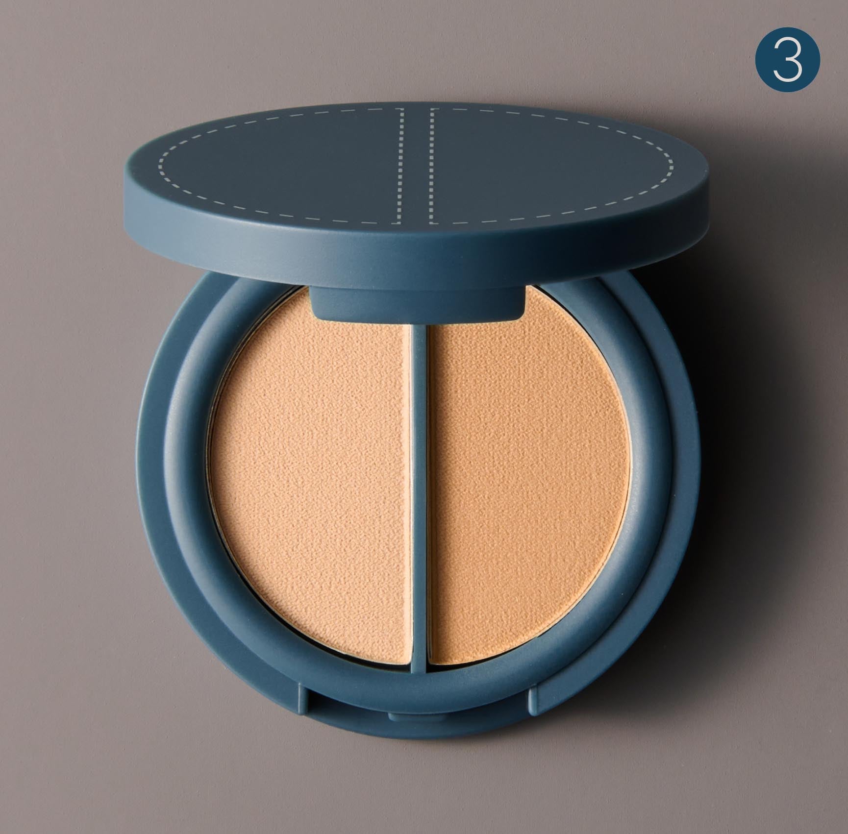 Our clean, fragrance-free, talc-free formula won’t irritate or clog pores. One discreet compact with two hues of ultra fine powder builds your perfect match. Wear with makeup or on bare skin.